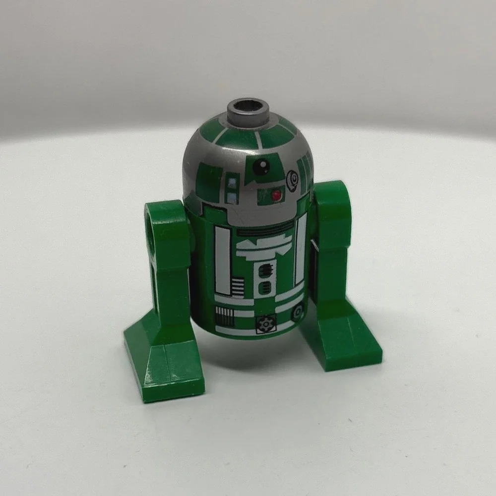 LEGO Star Wars Astromech Droid R3-D5 Minifigure Green Silver 9498 sw0393